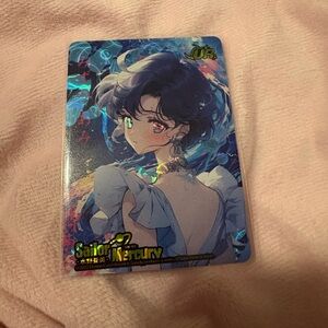 Japanese sailor moon shiny card of sailor mercury